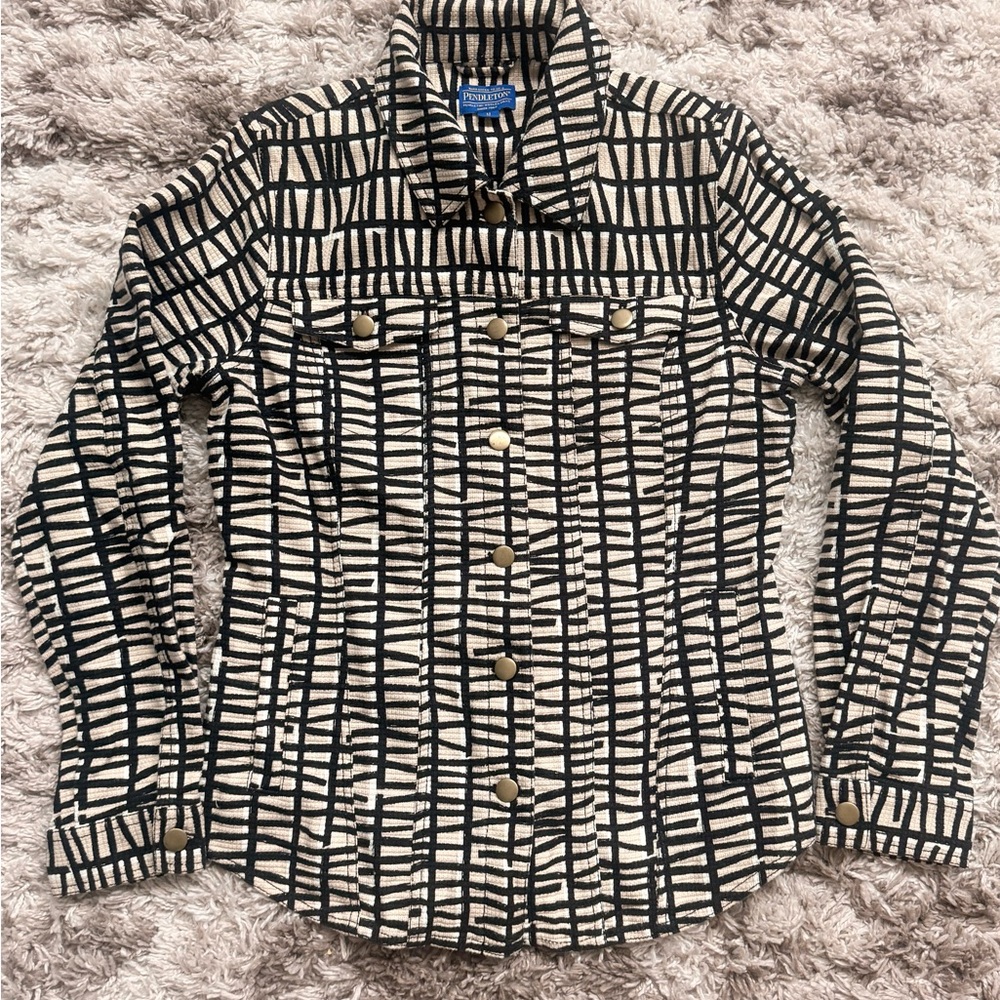 Pendleton Textured Jacket Sz M Nwot - image 2